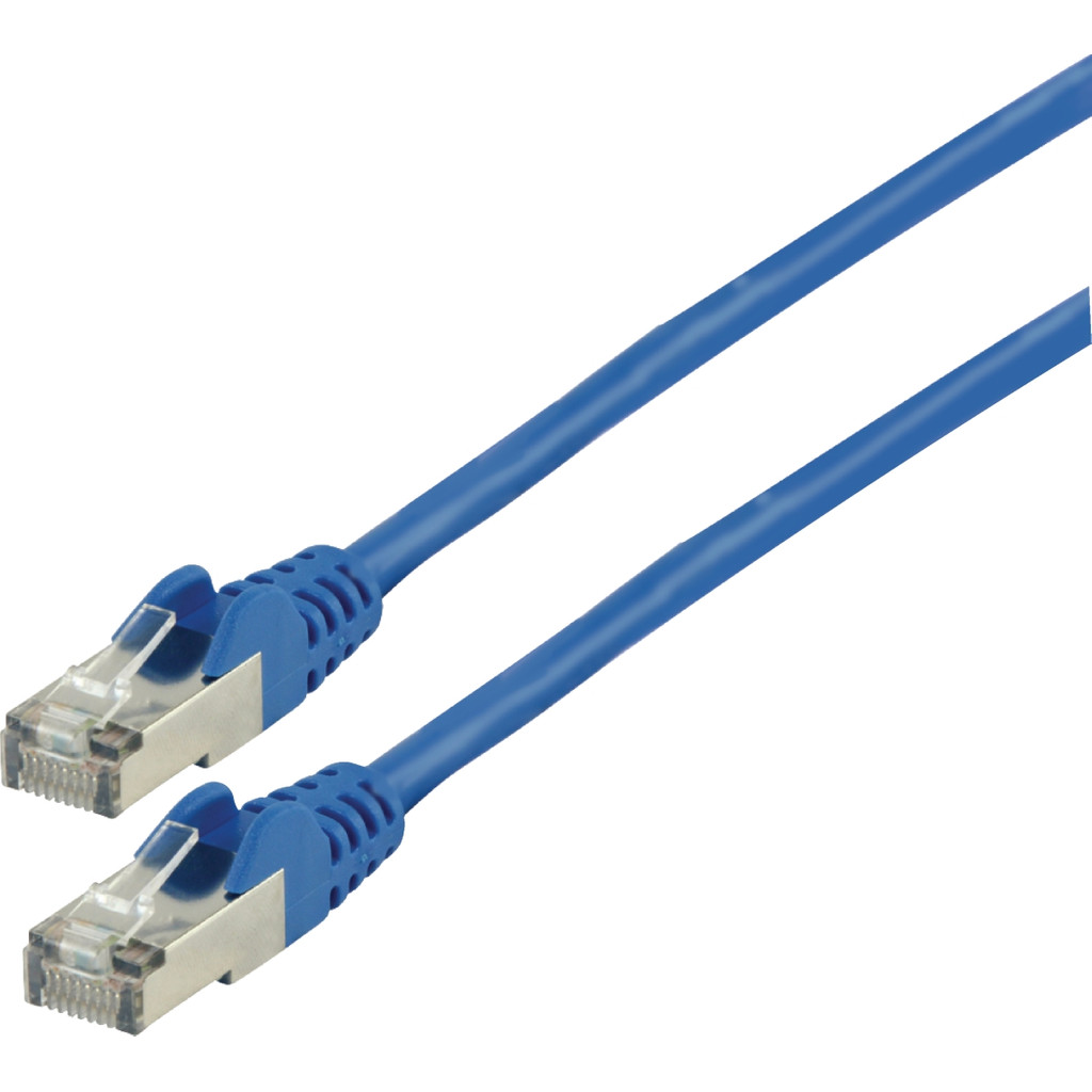 Valueline Netwerkkabel Ftp Cat6 1 Meter Blauw valueline kopen in de aanbieding