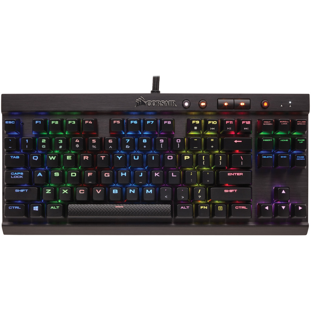 Corsair K65 Lux Rgb Cherry Mx Red Qwerty corsair kopen in de aanbieding