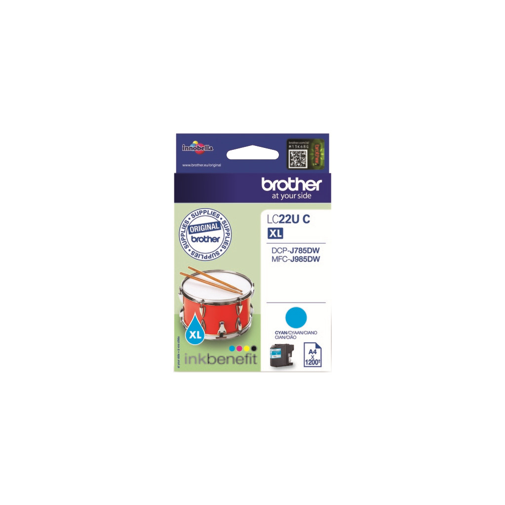 Brother Lc 22Uc Cyaan brother kopen in de aanbieding