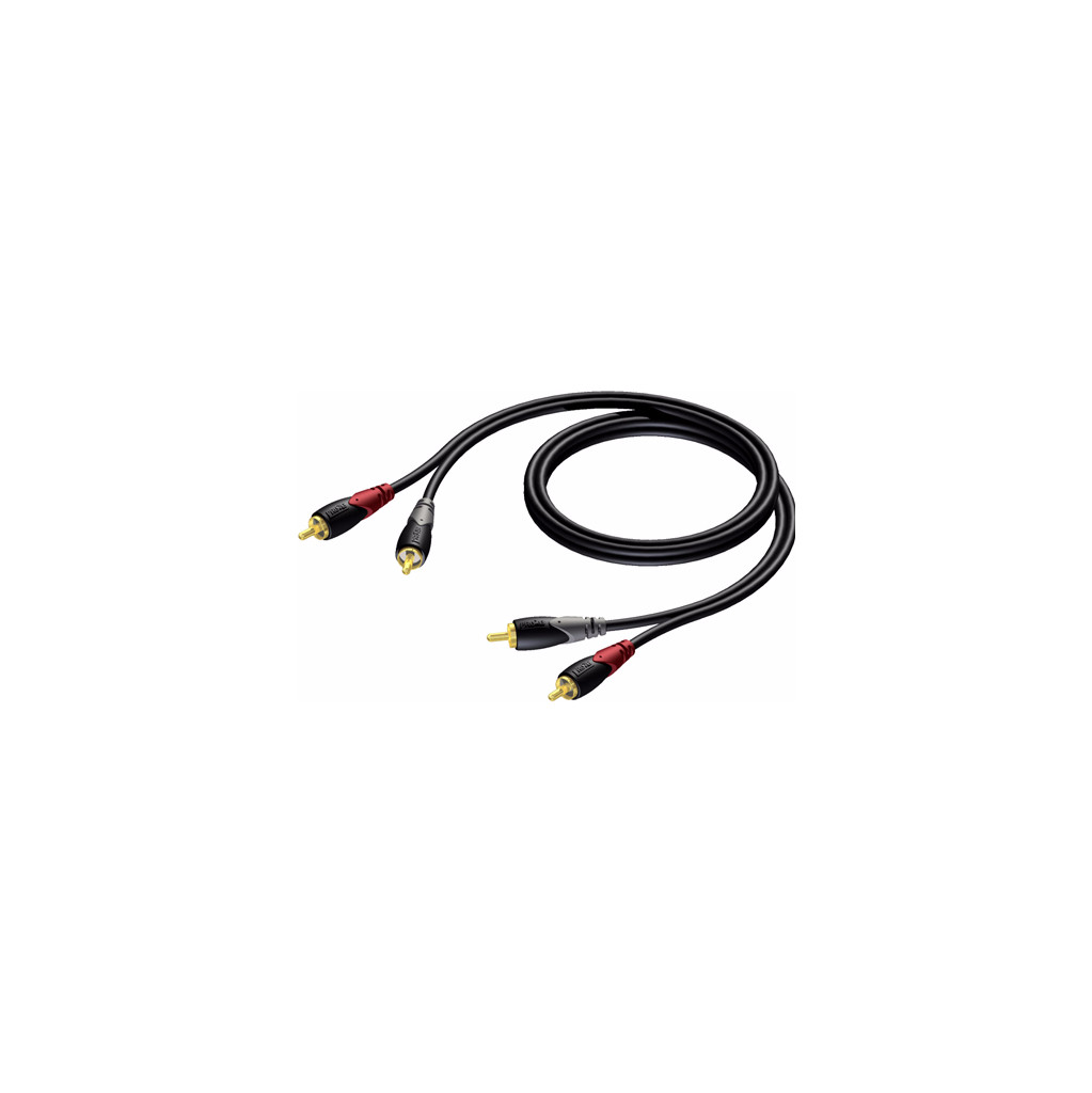 Procab CLA800 2x RCA Male - 2x RCA Male 10 Meter