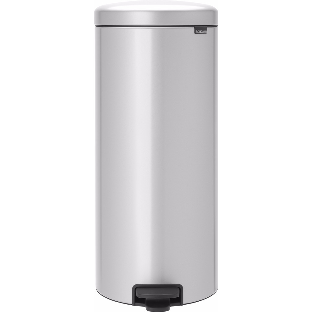 Brabantia NewIcon Pedaalemmer 30 Liter Metallic Grijs