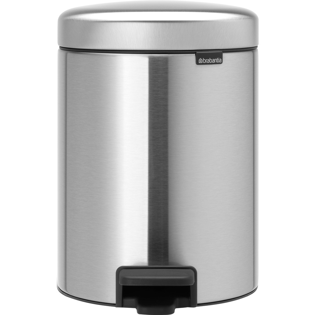 Brabantia NewIcon Pedaalemmer 5 Liter Mat RVS