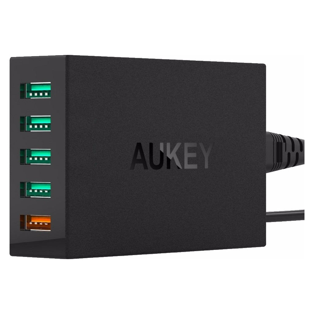 Aukey Thuislader Met 5 Usb Poorten En Quick Charge 20 aukey kopen in de aanbieding Aukey Thuislader Met 5 Usb Poorten En Quick Charge 20 aukey kopen in de aanbieding