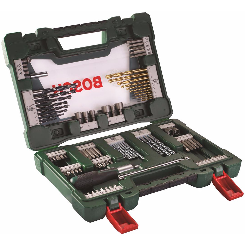 Bosch 91 Delige Bit En Borenset Met Schroevendraaier En Pen bosch kopen in de aanbieding