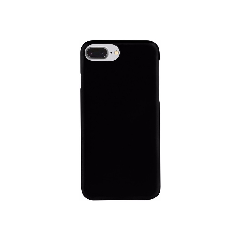 XQISIT iPlate Glossy for iPhone 6+/6s+/7+/8+ black