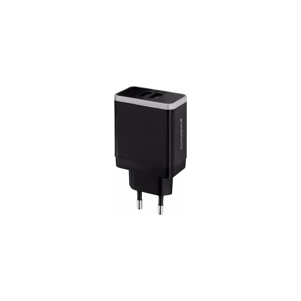Mobiparts Thuislader Dual Usb 48A Zwart mobiparts kopen in de aanbieding