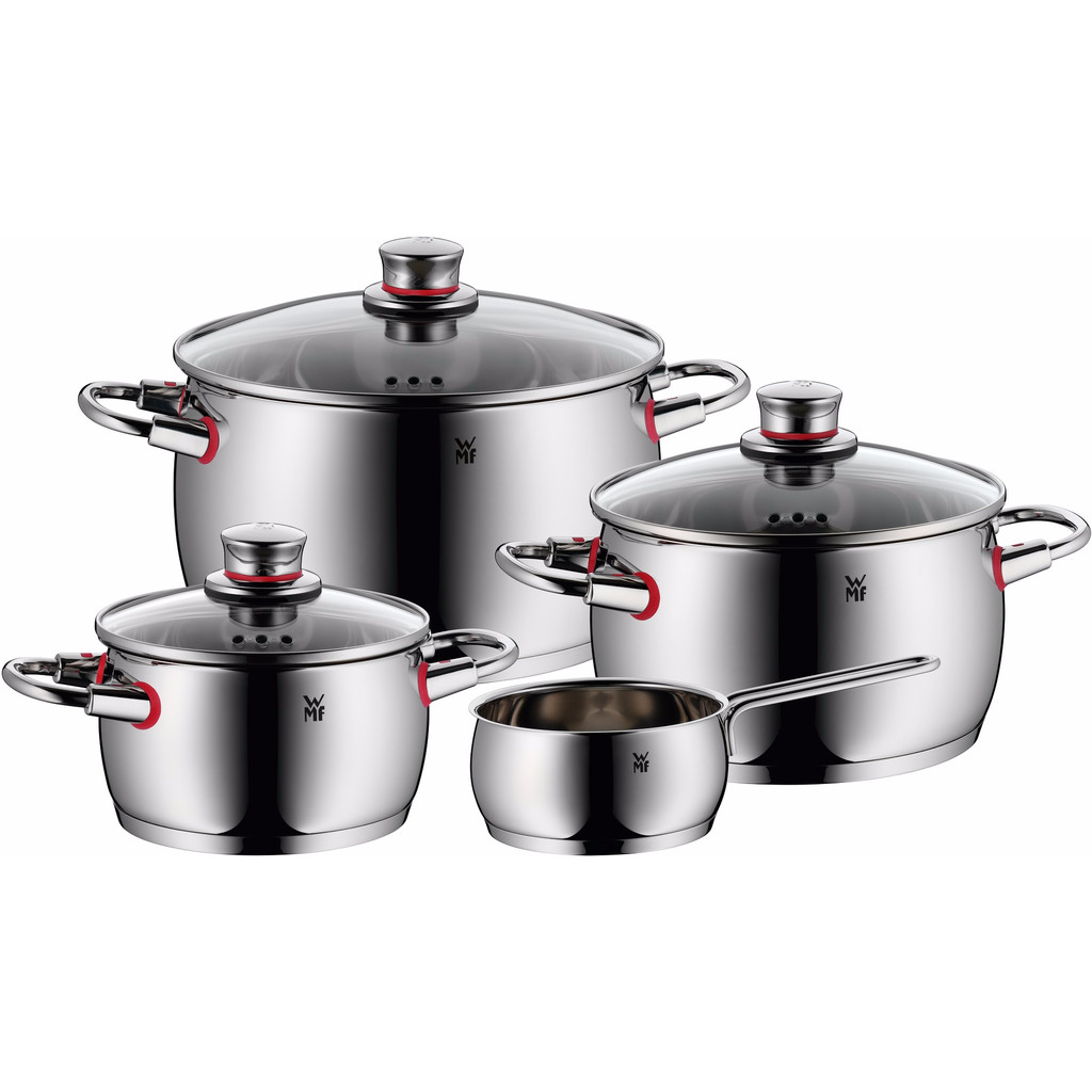 WMF Quality One Pannenset 4-delig met steelpan
