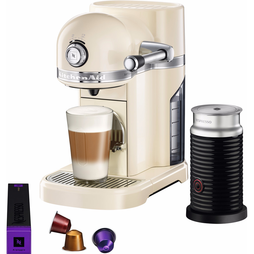 KitchenAid Nespresso en Aeroccino 5KES0504 Amandel
