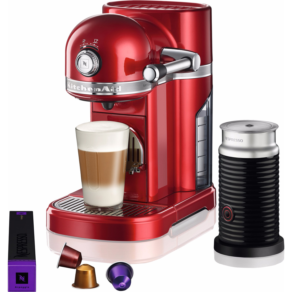 KitchenAid Nespresso en Aeroccino 5KES0504 Appelrood