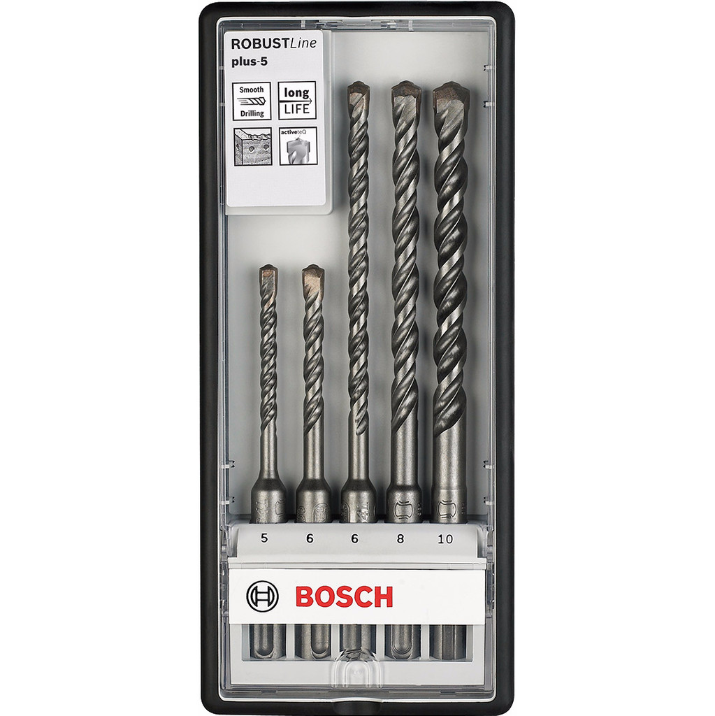 Bosch 5 Delige Robust Line Borenset Beton bosch kopen in de aanbieding