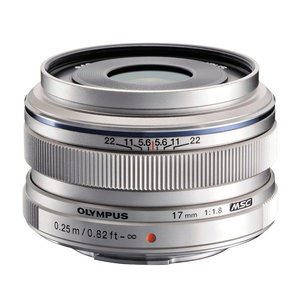Olympus M.Zuiko Digital ED 17mm f/1.8 zilver