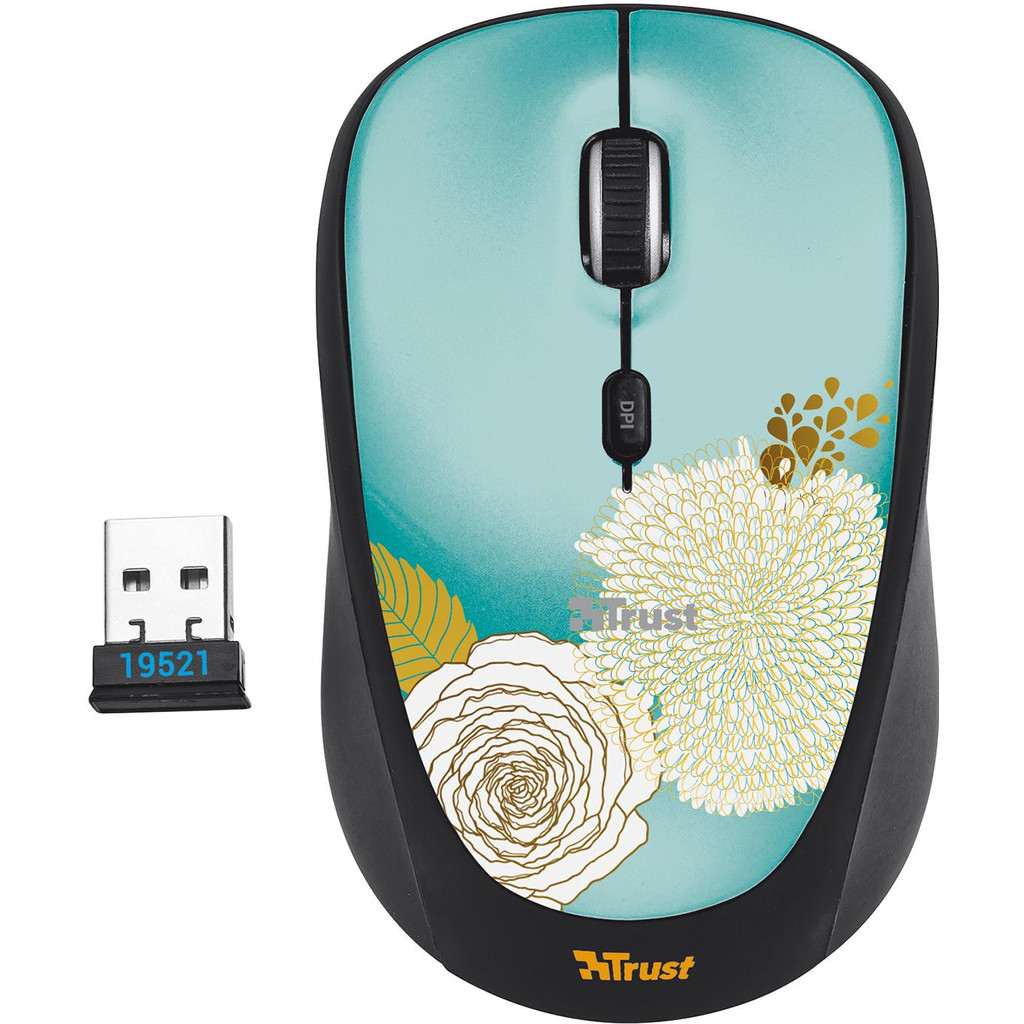 Trust Yvi Draadloze Muis Flower trust kopen in de aanbieding