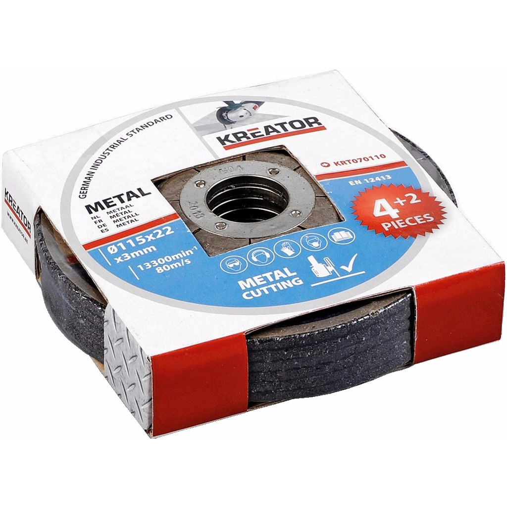 Kreator Slijpschijf Metaal 115 Mm 6 Stuks kreator kopen in de aanbieding Kreator Slijpschijf Metaal 115 Mm 6 Stuks kreator kopen in de aanbieding