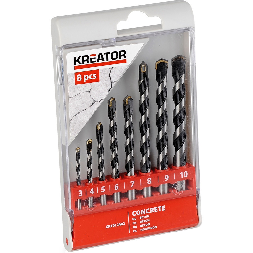 Kreator Betonborenset 8 Delig 3 10Mm kreator kopen in de aanbieding