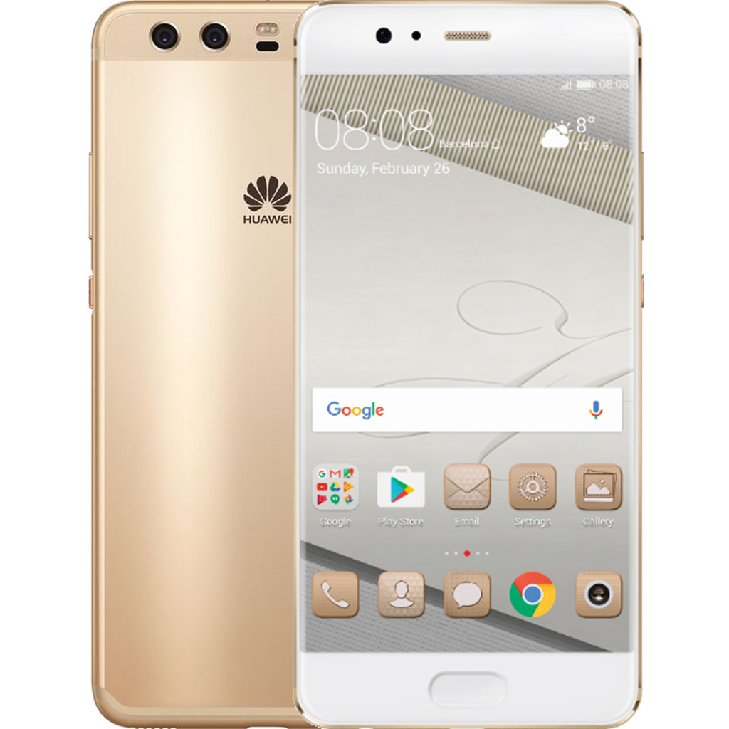 Huawei P10 Plus Goud-128 GB opslagcapaciteit 5,5 inch Quad HD scherm Android 7.0 Nougat