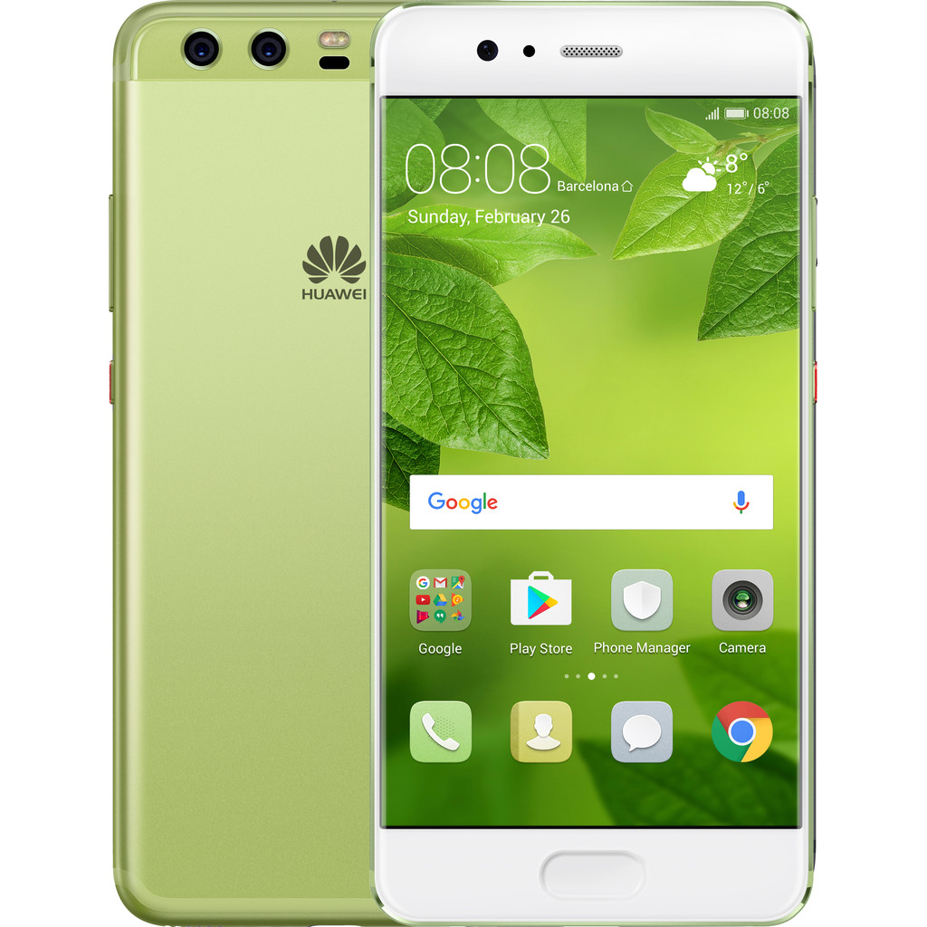 Huawei P10 Plus Groen-128 GB opslagcapaciteit 5,5 inch Quad HD scherm Android 7.0 Nougat