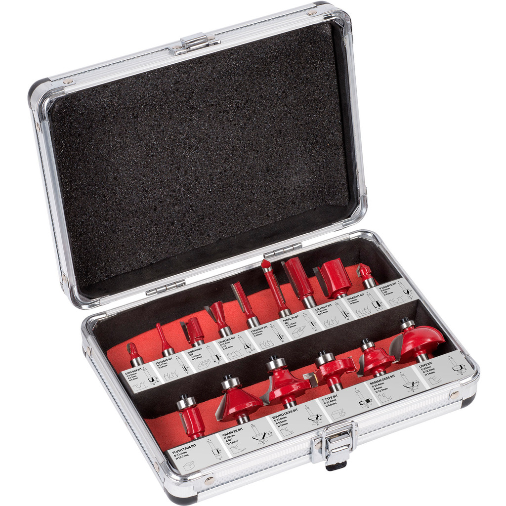 Kreator Powerplus 15 Delige Frezenset Krt060185 kreator kopen in de aanbieding Kreator Powerplus 15 Delige Frezenset Krt060185 kreator kopen in de aanbieding