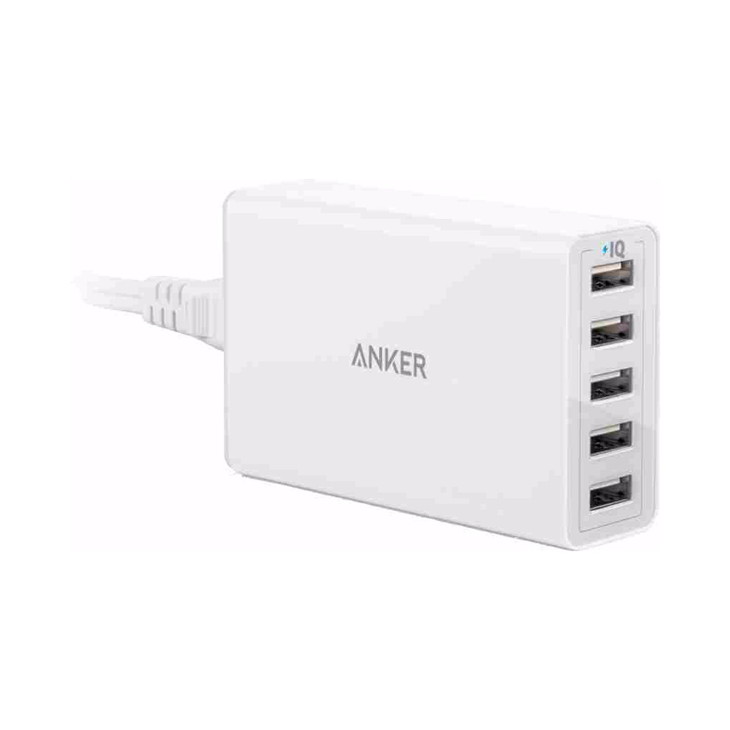 Anker Powerport 5 Met 5 Usb Poorten 8A Wit anker kopen in de aanbieding