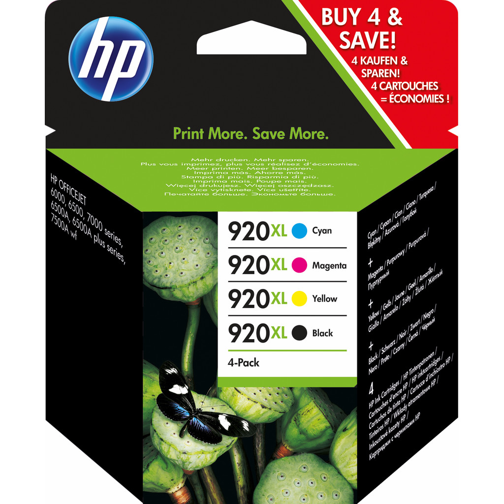 Hp 920Xl Combo Pack 4 Kleuren C2N92Ae hp kopen in de aanbieding Hp 920Xl Combo Pack 4 Kleuren C2N92Ae hp kopen in de aanbieding
