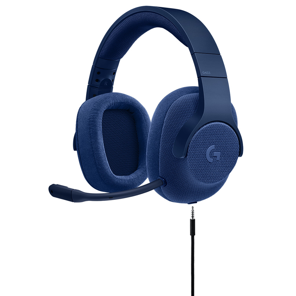Logitech G433 71 Surround Sound Gaming Headset Blauw logitech kopen in de aanbieding
