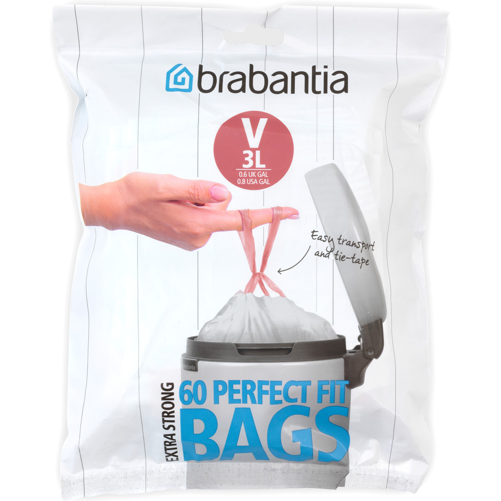 Brabantia Perfectfit Code V - 3 Liter (60 stuks)