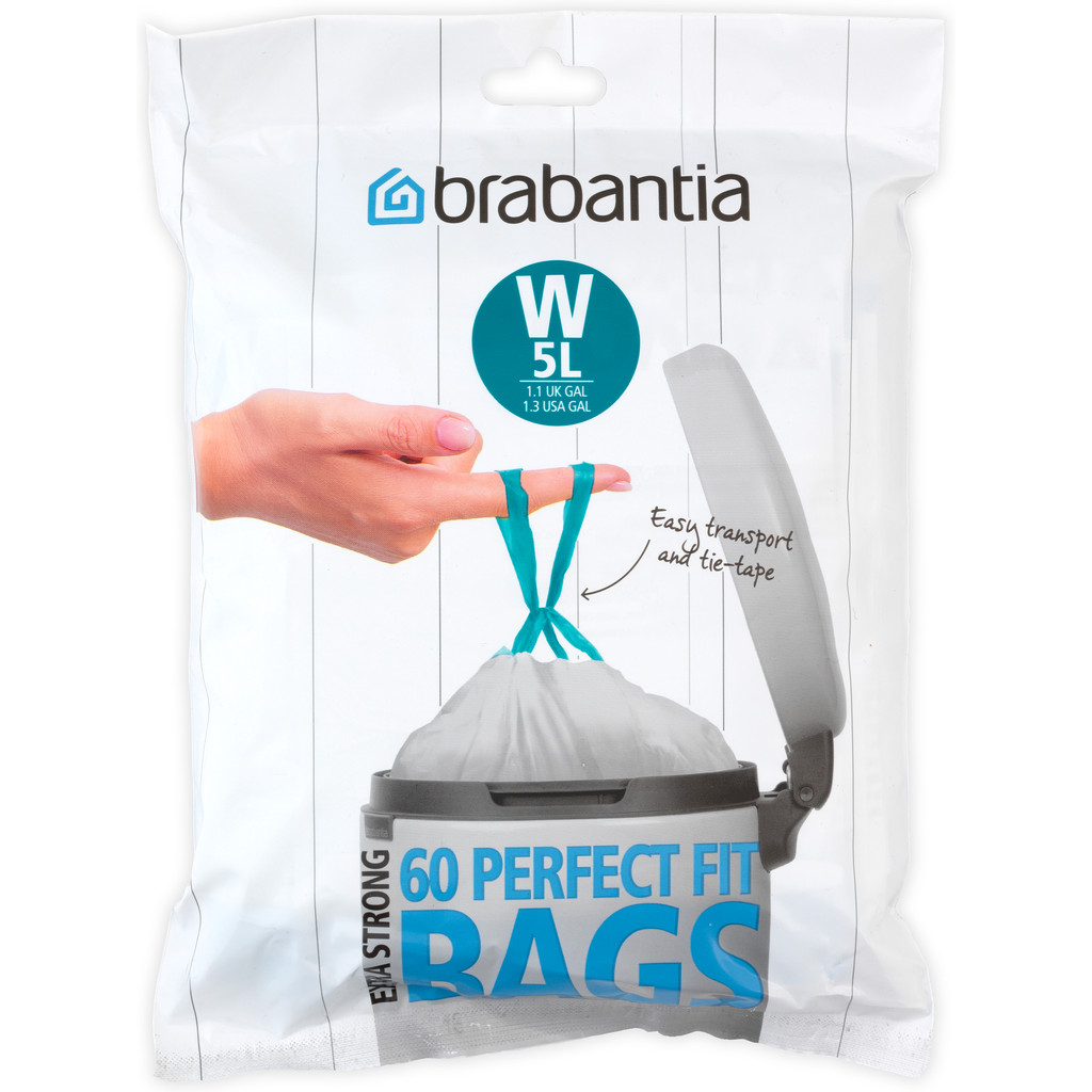 Brabantia Perfectfit Code W - 5 Liter (60 stuks)