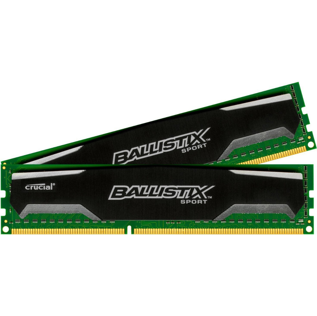 Crucial Ballistix Sport 8Gb Ddr3 Dimm 1600 Mhz 2X4Gb crucial kopen in de aanbieding