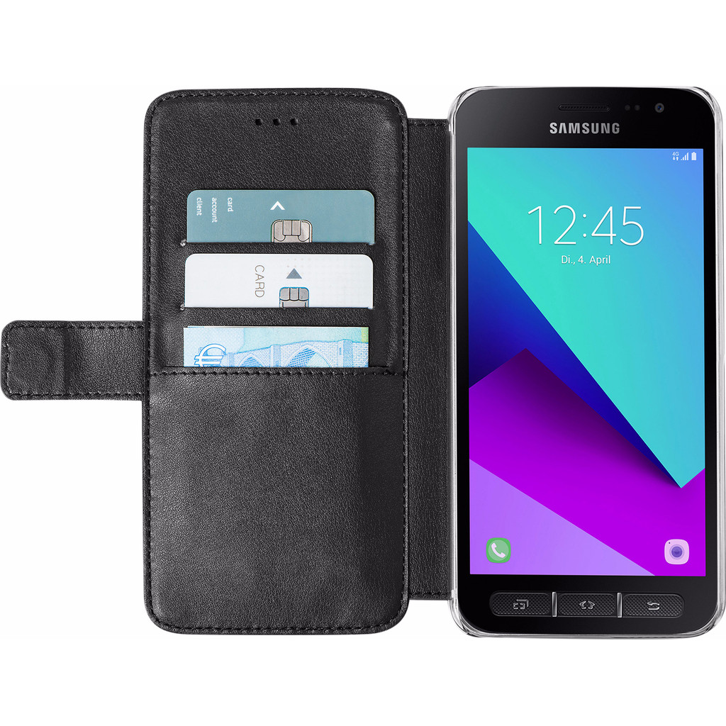 Azuri Wallet Magneet Samsung Galaxy Xcover 4 Book Case Zwart azuri kopen in de aanbieding