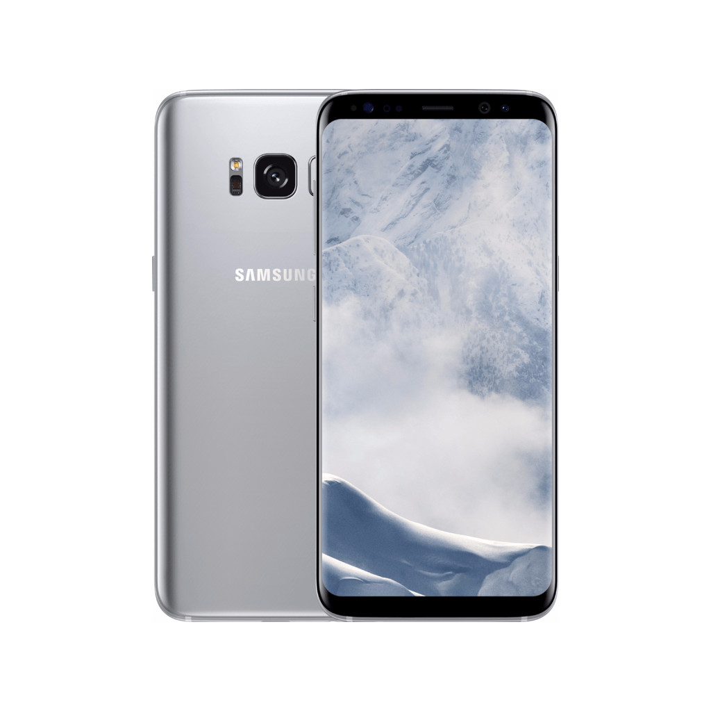 Samsung Galaxy S8 Zilver-64 GB opslagcapaciteit 5,8 inch Quad HD scherm Android 8.0 Oreo