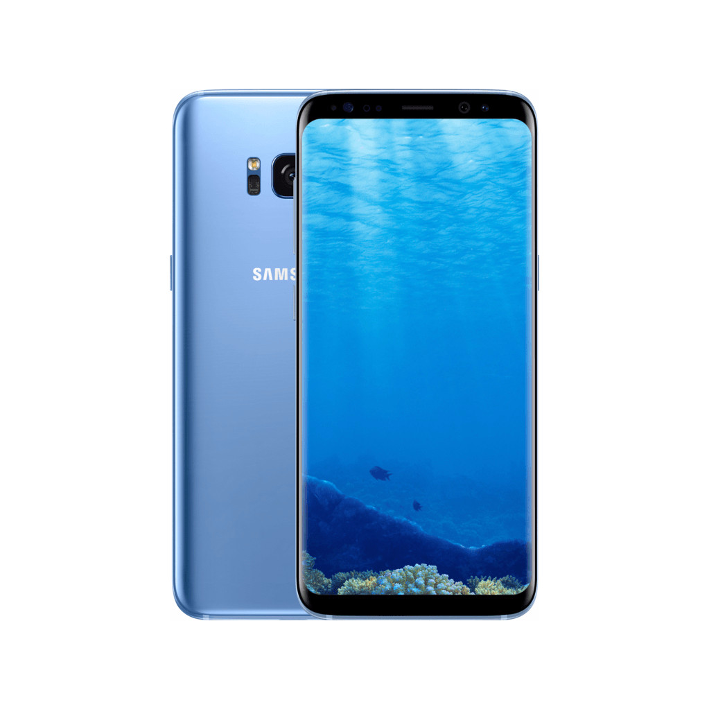 Samsung Galaxy S8 Blauw-64 GB opslagcapaciteit 5,8 inch Quad HD scherm Android 8.0 Oreo