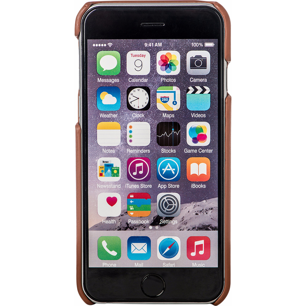 Azuri Elegant Racing Apple Iphone 78 Back Cover Bruin azuri kopen in de aanbieding