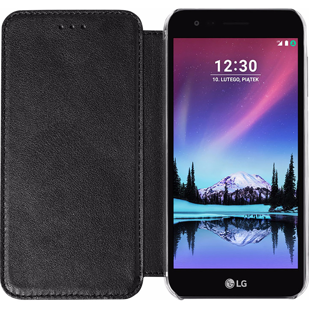 Azuri Booklet Lg K4 2017 Book Case Zwart azuri kopen in de aanbieding