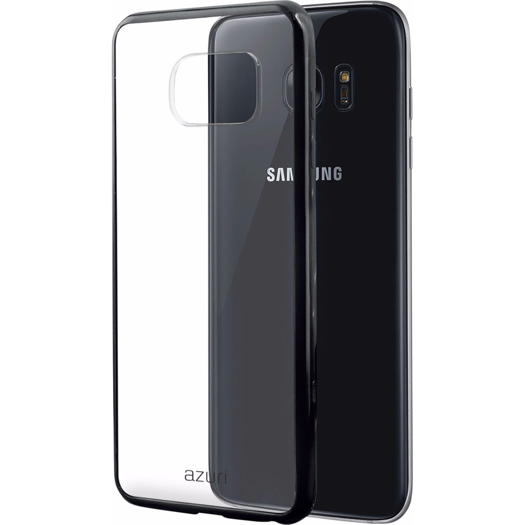 Azuri Bumper Samsung Galaxy S7 Edge Back Cover Zwart azuri kopen in de aanbieding