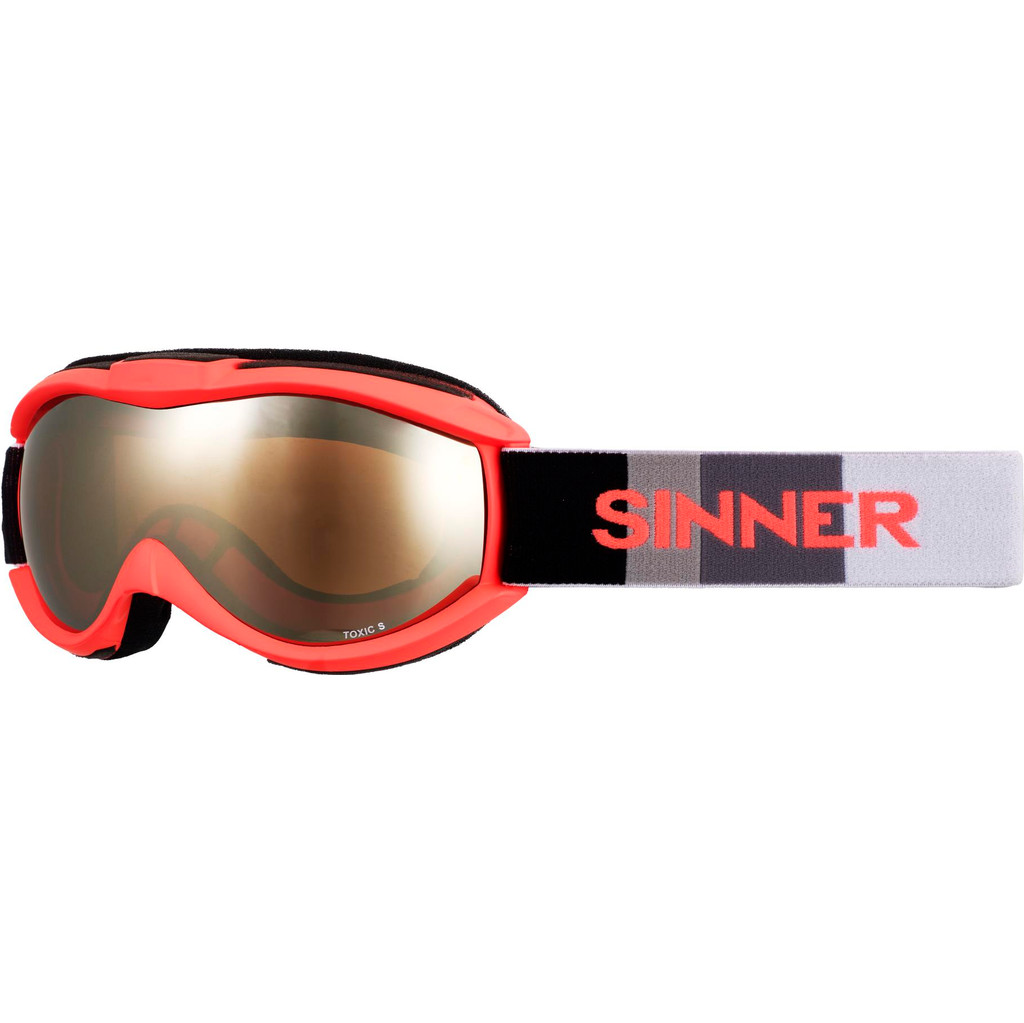 Sinner Toxic S Neon Orange + Orange Mirror Lens