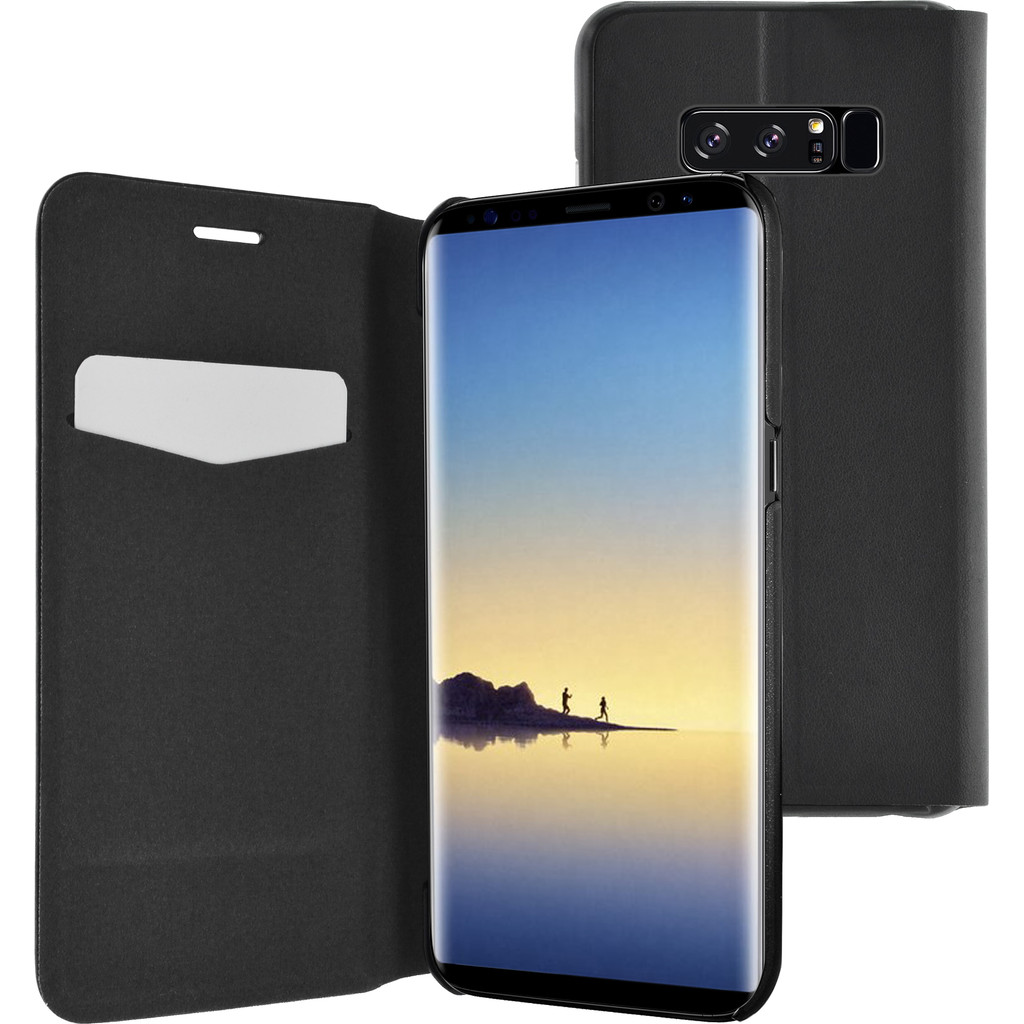 Azuri Booklet Ultra Thin Samsung Galaxy Note 8 Book Case Zwart azuri kopen in de aanbieding
