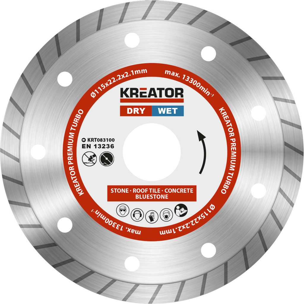 Kreator Diamantschijf Permium Turbo 115 Mm kreator kopen in de aanbieding