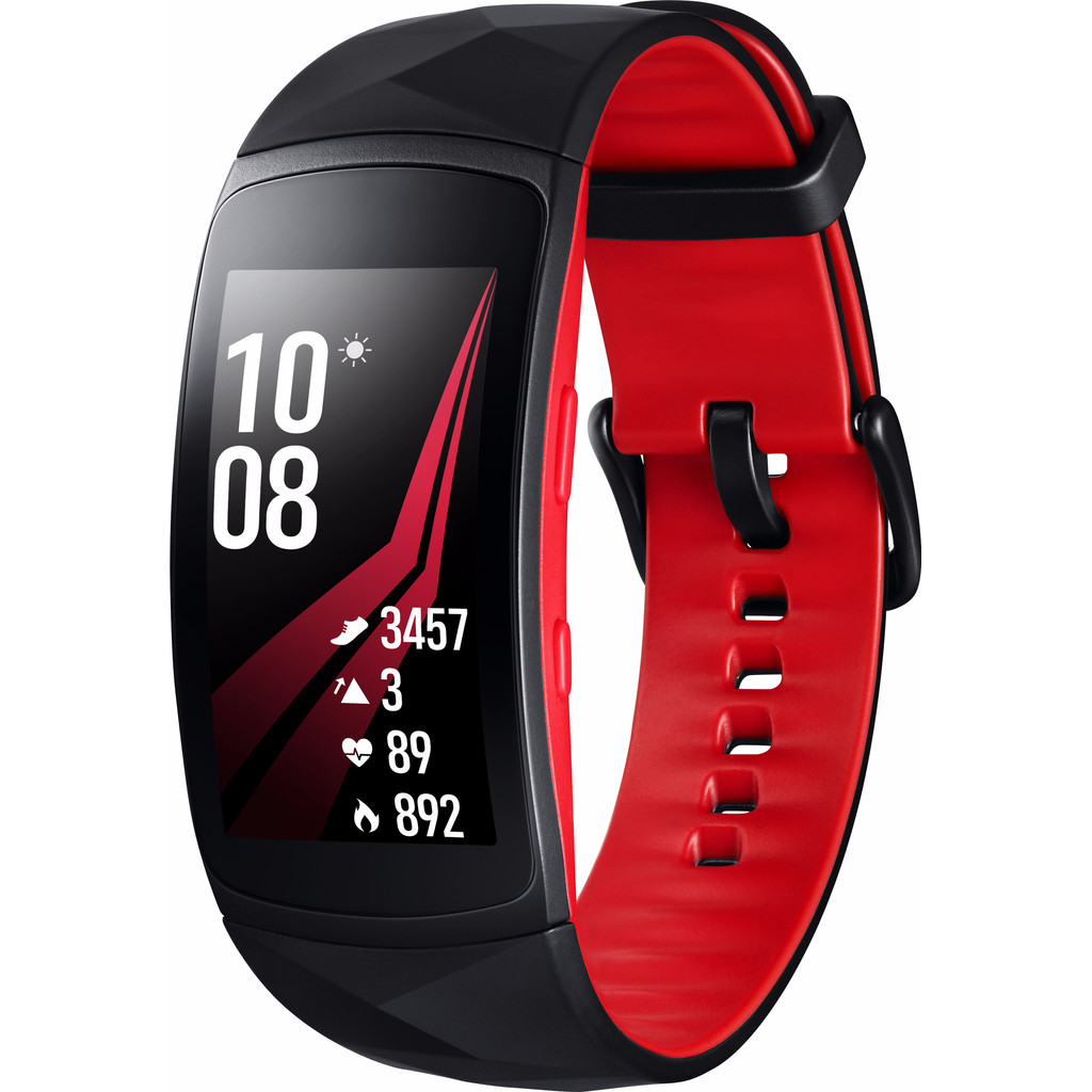 Samsung Gear Fit 2 Pro Zwart/Rood L