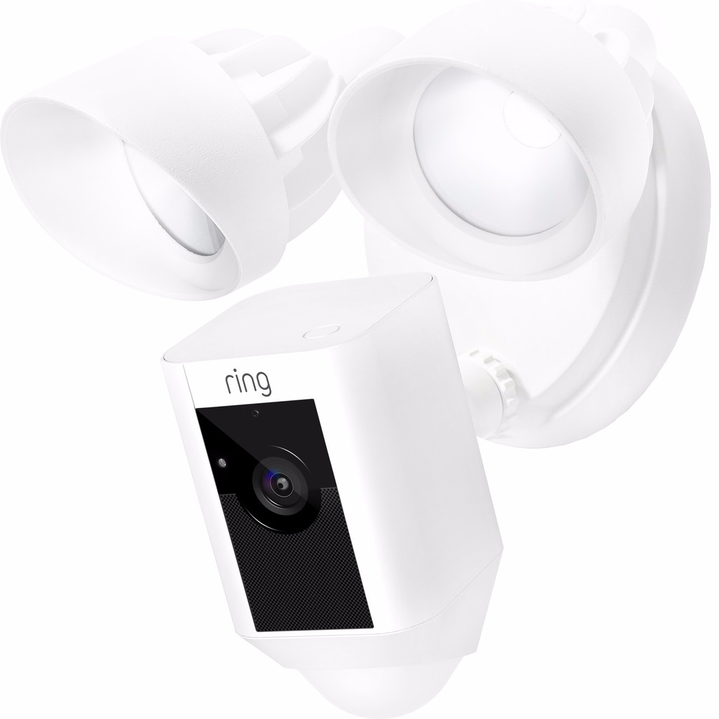 Ring Floodlight Cam Wit ring kopen in de aanbieding