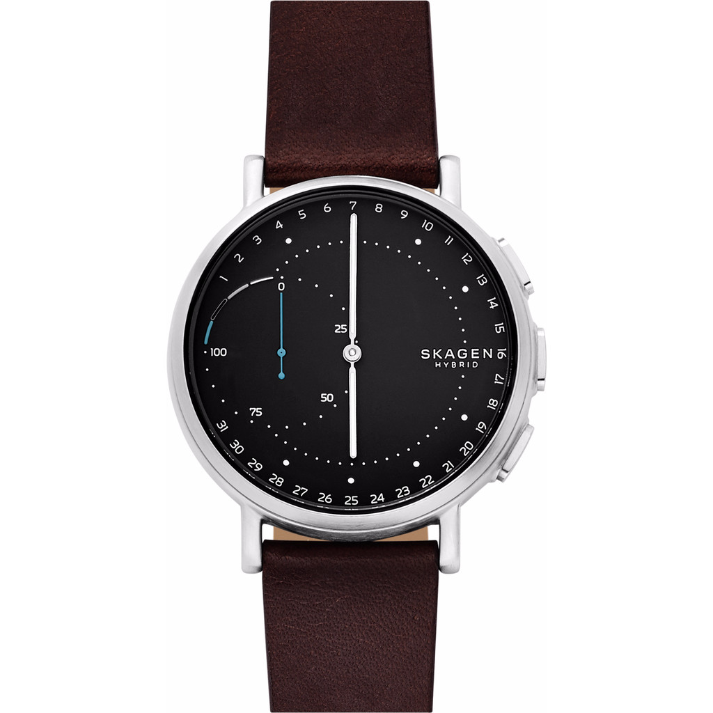 Skagen Connected Hybrid Zwart/Bruin