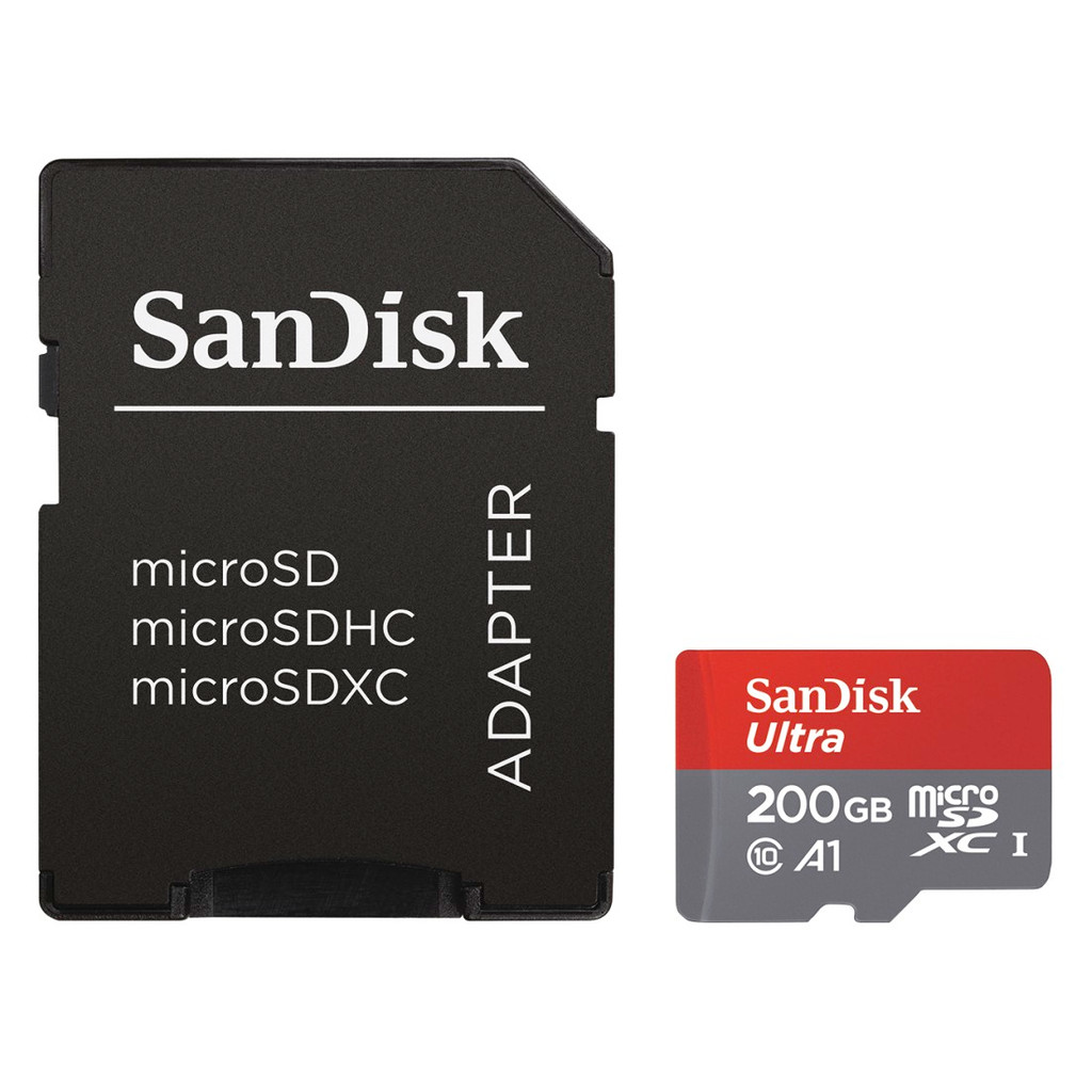 Sandisk Microsdxc Ultra 200Gb 100Mbs Cl10 A1 Sd Adapter sandisk kopen in de aanbieding Sandisk Microsdxc Ultra 200Gb 100Mbs Cl10 A1 Sd Adapter sandisk kopen in de aanbieding