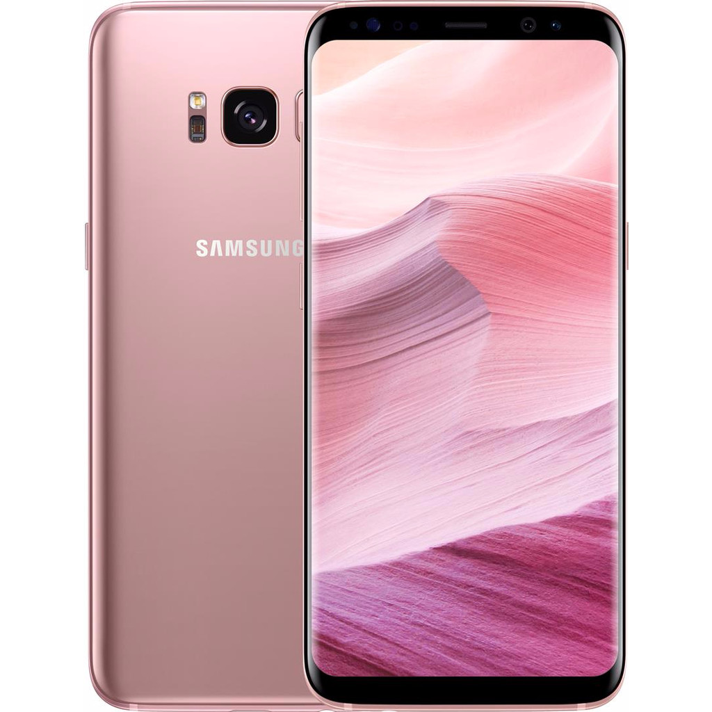 Samsung Galaxy S8 Roze-64 GB opslagcapaciteit 5,8 inch Quad HD scherm Android 8.0 Oreo
