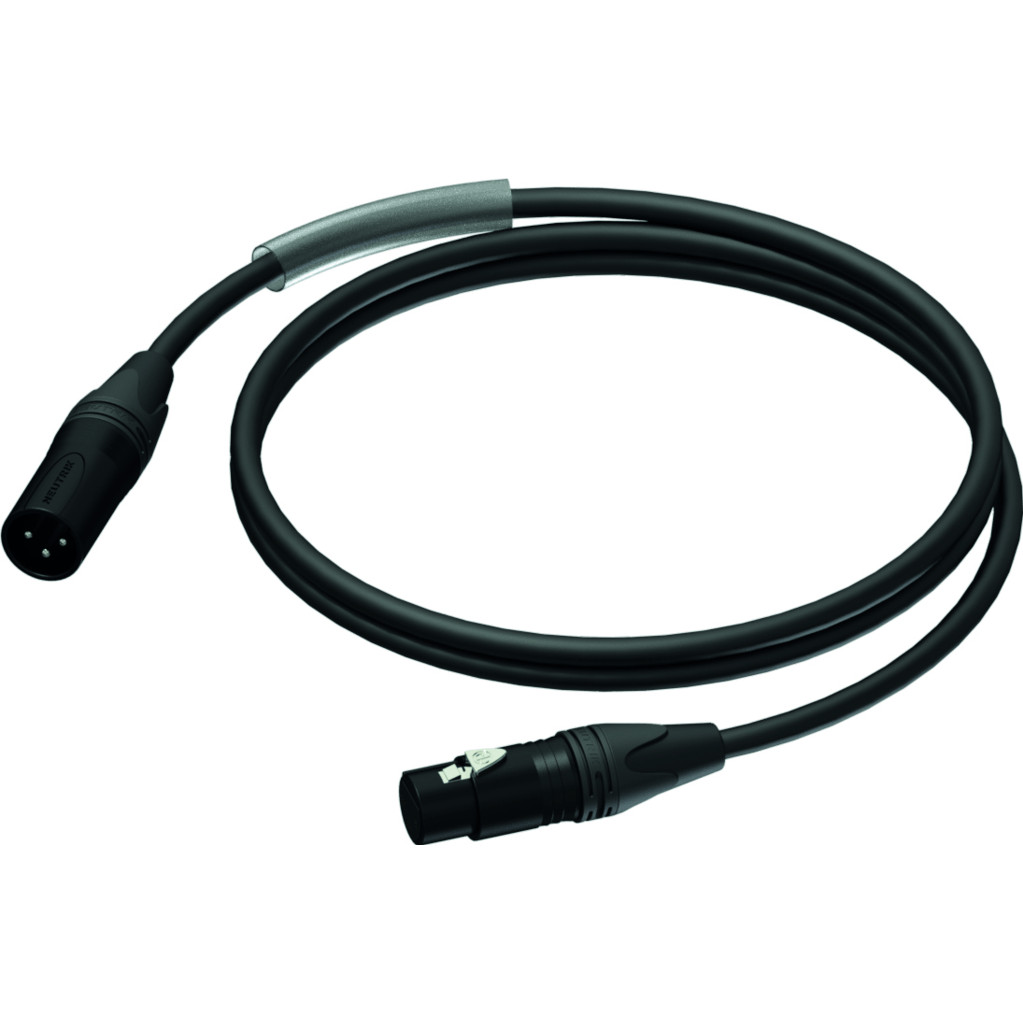 ProCab PRA901 XLR-kabel 1 meter