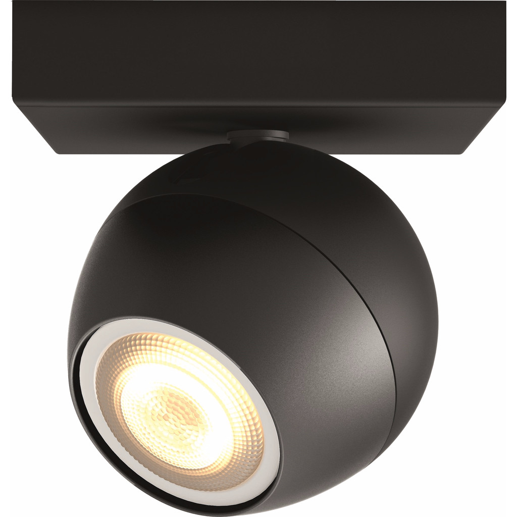 Philips Hue Buckram Spot Zwart philips kopen in de aanbieding