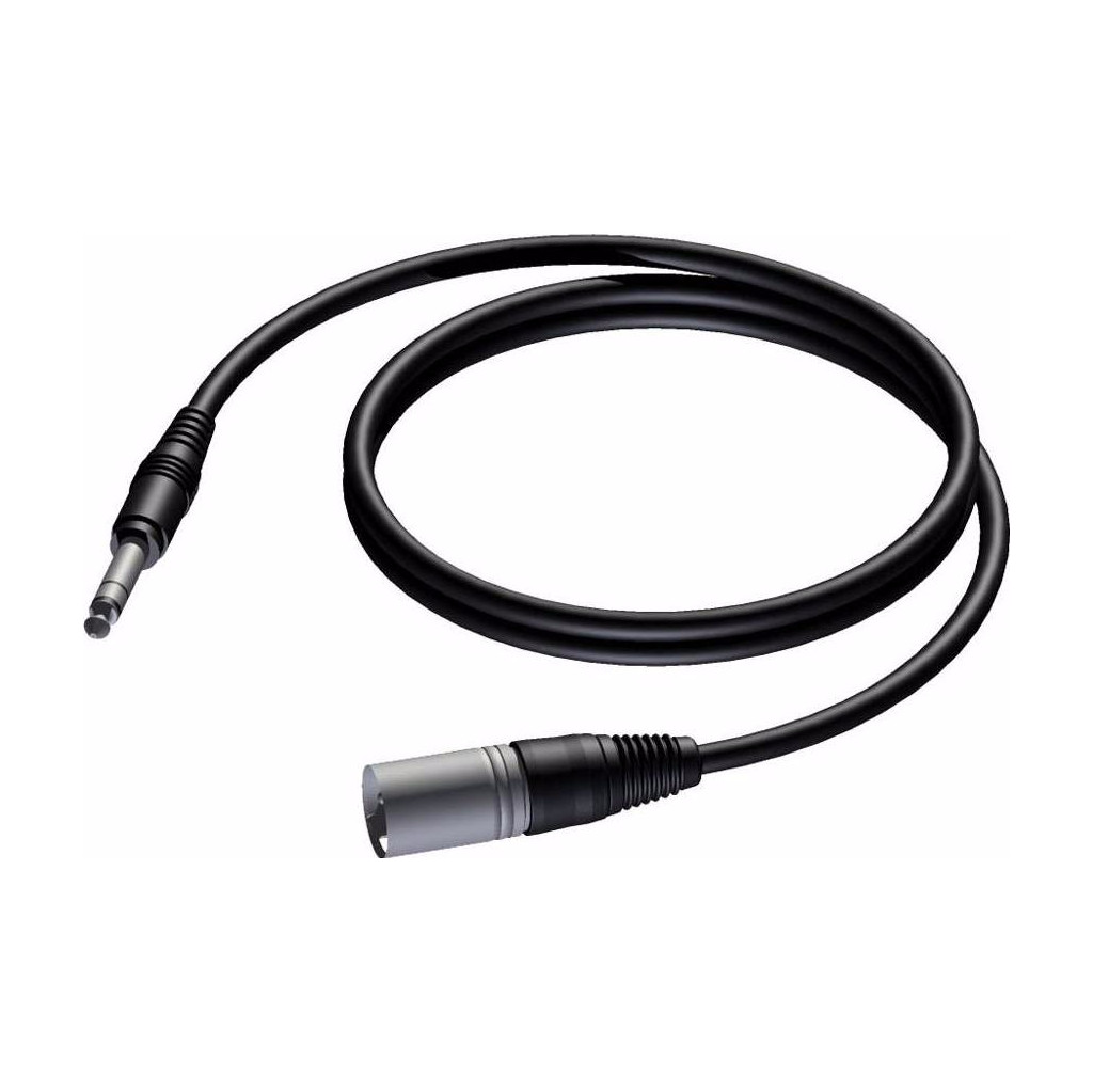 ProCab Basic XLR (m) - Jack kabel 5 meter