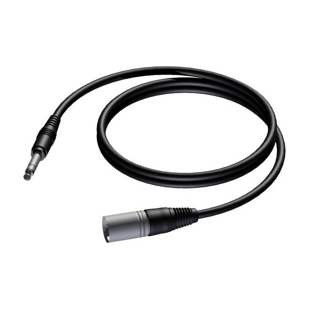 ProCab Basic XLR (m) - Jack kabel 10 meter