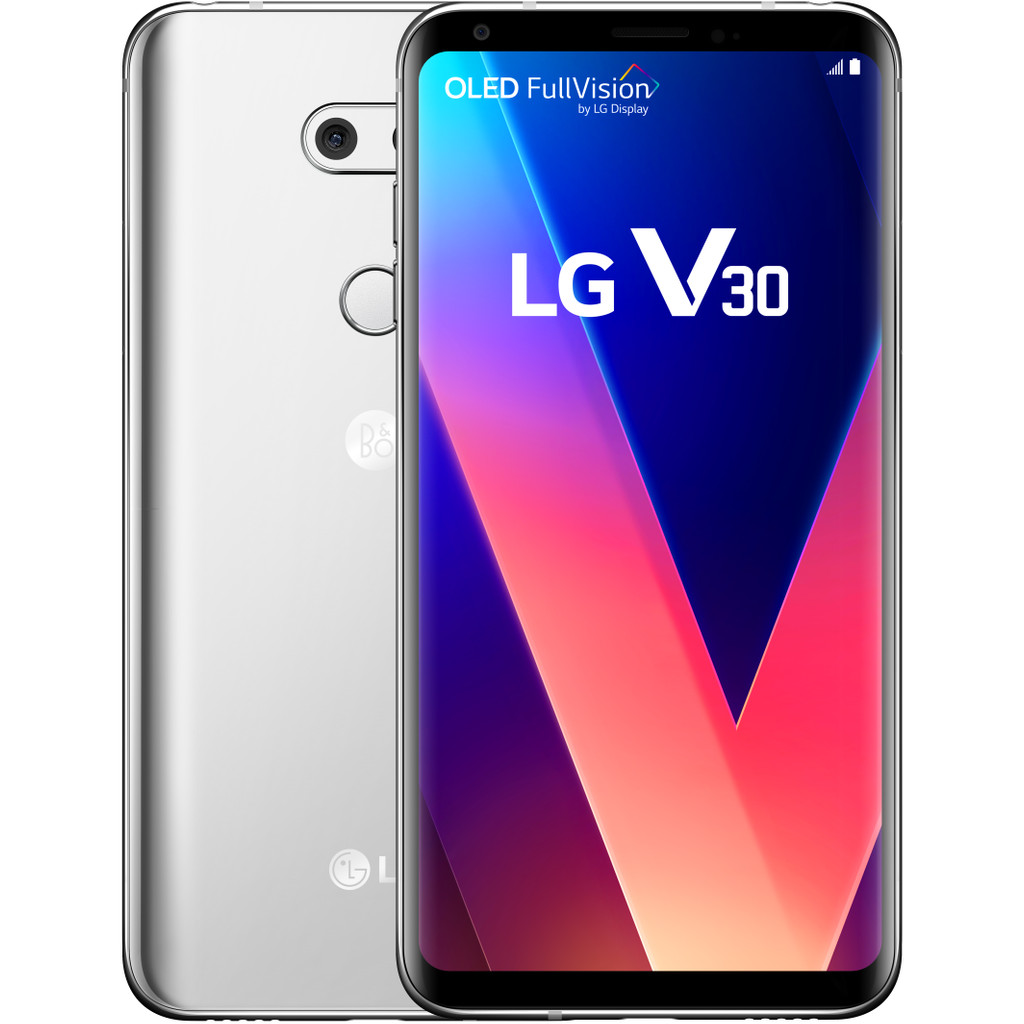 LG V30 Zilver-64 GB opslagcapaciteit 6 inch Quad HD scherm Android 7.1 Nougat