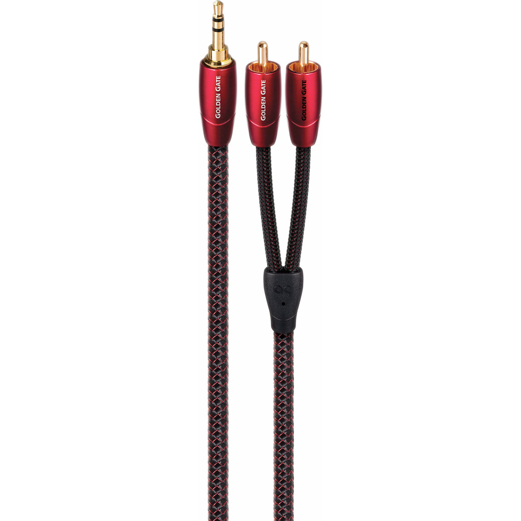 AudioQuest Golden Gate 3,5 mm naar RCA 1 meter