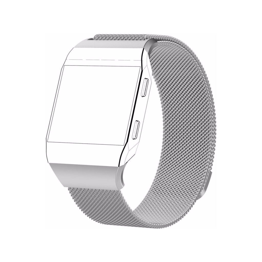 Just In Case Fitbit Ionic Milanees Horlogeband Zilver just in case kopen in de aanbieding Just In Case Fitbit Ionic Milanees Horlogeband Zilver just in case kopen in de aanbieding