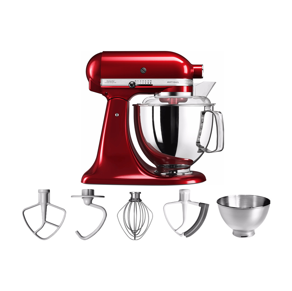 KitchenAid Artisan Mixer 5KSM175PS Appelrood Winkelen.nl