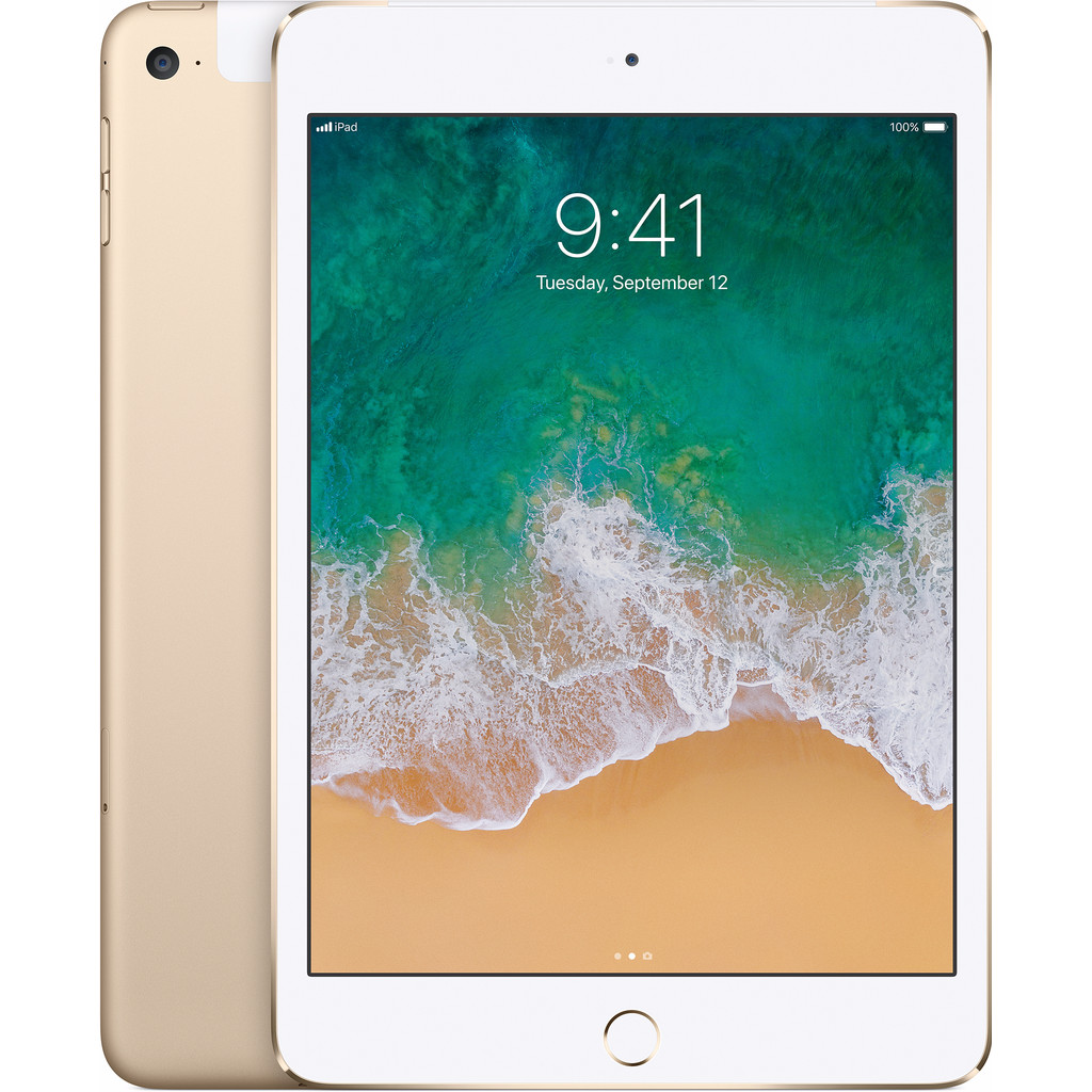 Apple iPad Mini 4 Wifi + 4G 128 GB Goud
